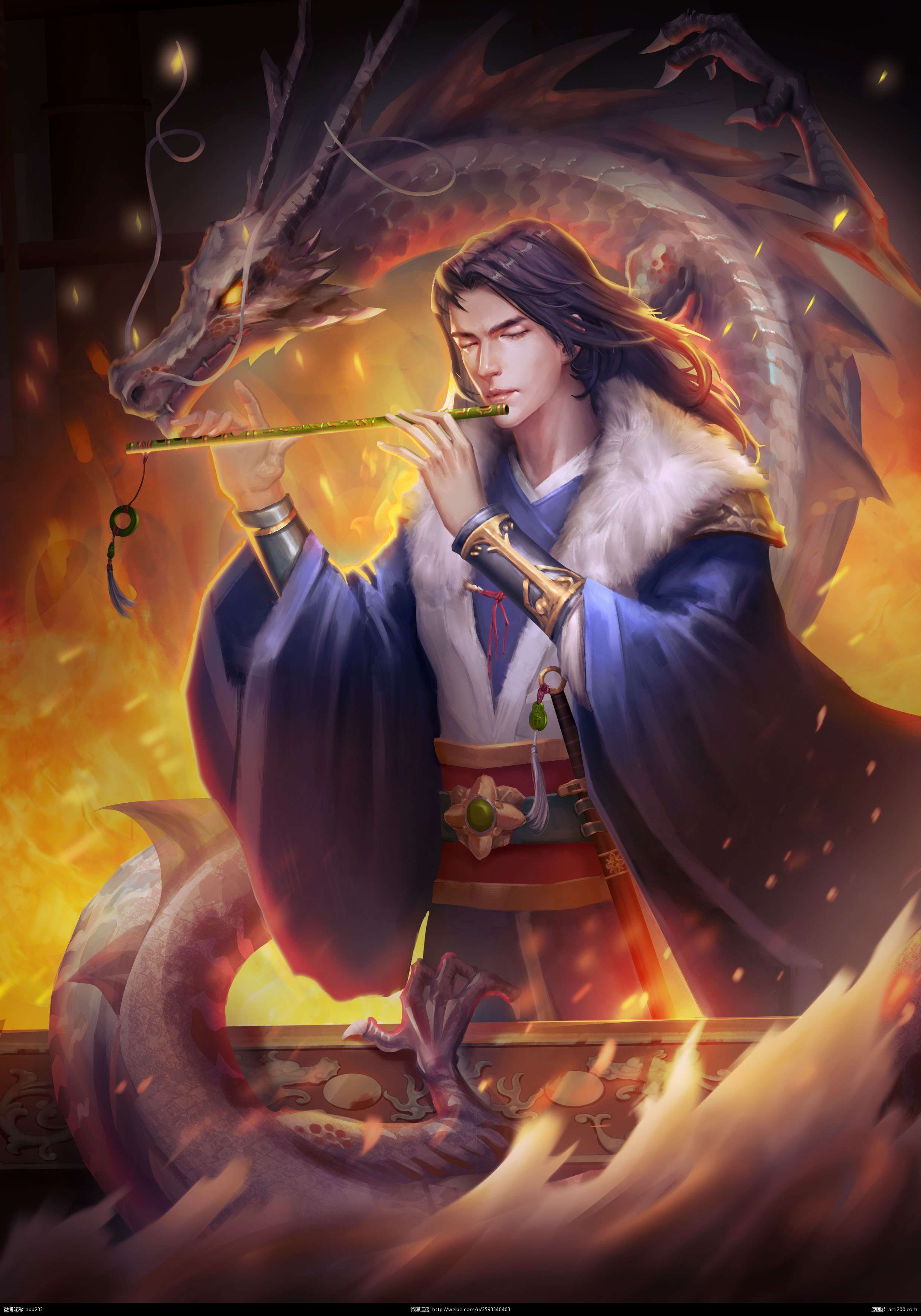 周瑜 1205 2017-05-05 发布 分类: 原创 标签: 古风 厚涂 驯龙三国